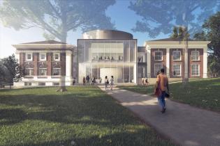 Artist rendering of Eaton Hall